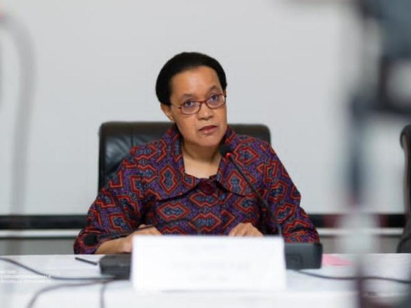 La ministre de l’Éducation nationale, Raïssa Malu Dinanga