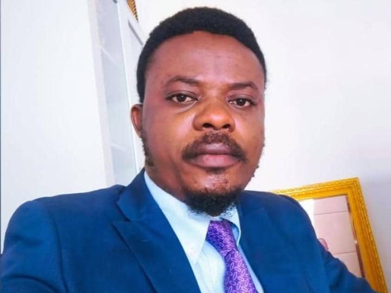 Espoir Botumba,  journaliste et directeur général du média en ligne opulence.cd