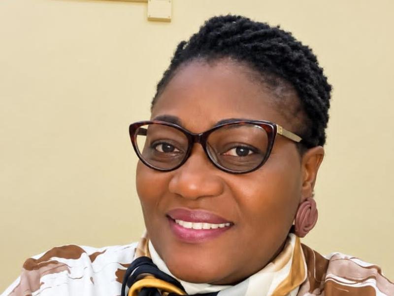 Phola Tedika Clarisse Secrétaire permanente provinciale du Corps des assistants sociaux, ville de Kinshasa