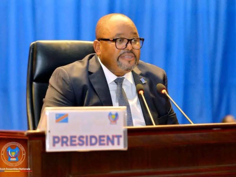 Aimé Boji Sangara, président de l’Assemblée nationale