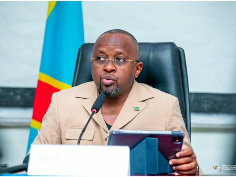 Le VPM en charge de l'intérieur Jacquemain Shabani Lukoo
