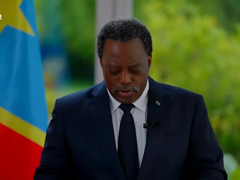 L'ancien président Joseph Kabila lors de son adresse à la nation