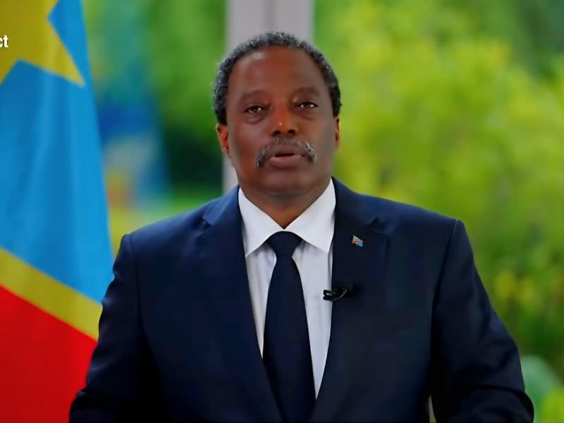 L’ancien président de la RDC, Joseph Kabila Kabange,  lors de son adresse à la Nation congolaise,  le 9 octobre 2026