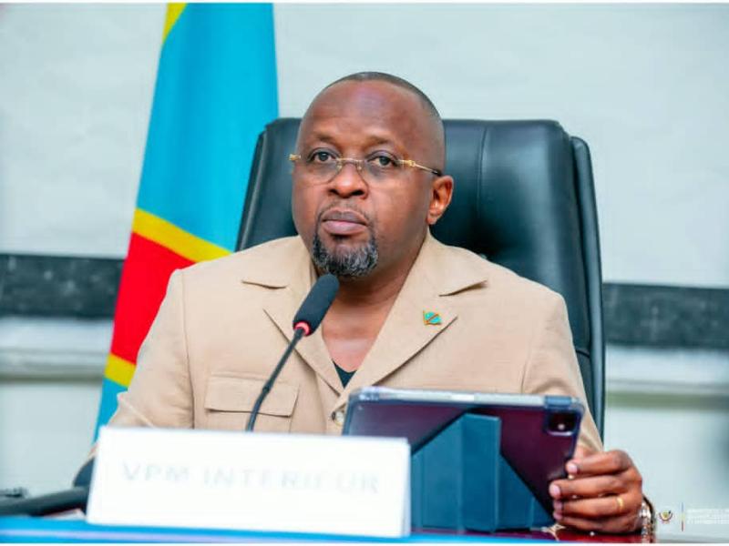 Jacquemain Shabani Lukoo, VPM de l'Intérieur, Sécurité, et Affaires coutumières en RDC [photo d'illustration]