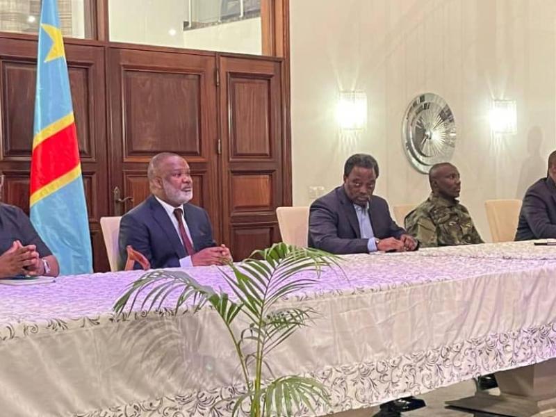 Joseph Kabila lance, à Goma, la coalition FRN, aux côtés de Corneille Nangaa,  Bertrand Bisimwa et Sultani Makenga