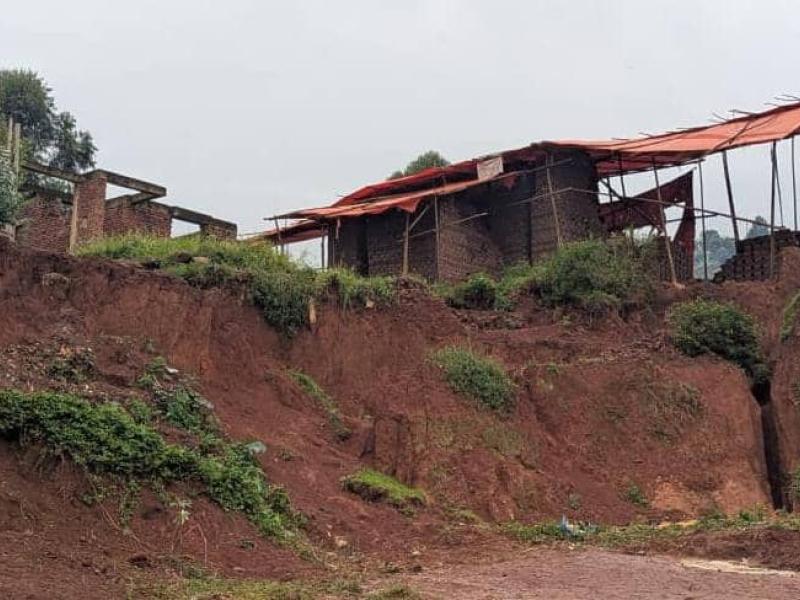 Glissement d’un terrain à Butembo [photo d'illustration]