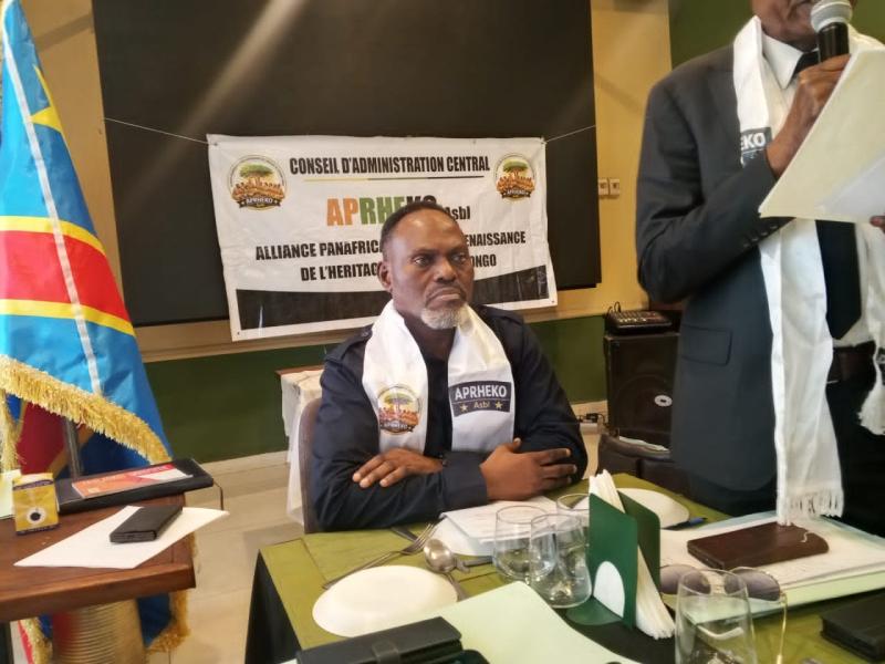 Joseph Nsololo, président du conseil d’administration de l’ASBL APHREKO