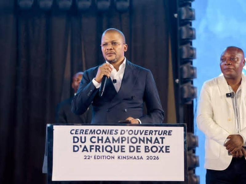 Didier Budimbu lance la 22e édition des championnats d'Afrique à Kinshasa
