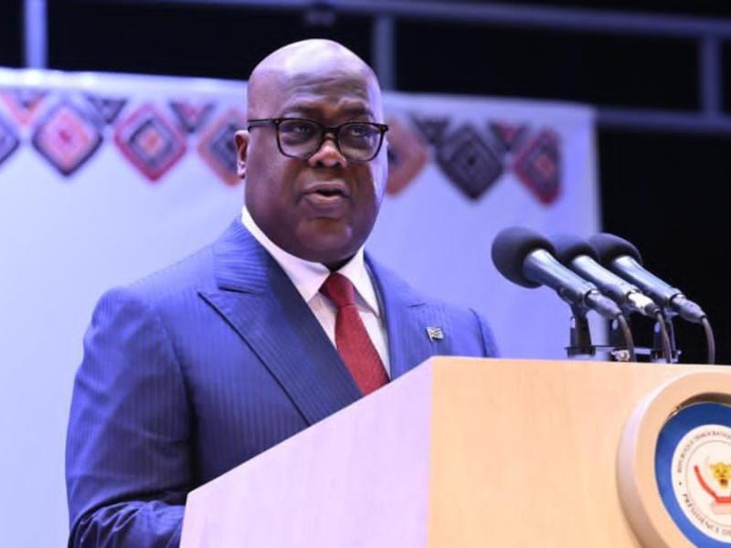 Le Président Félix Tshisekedi