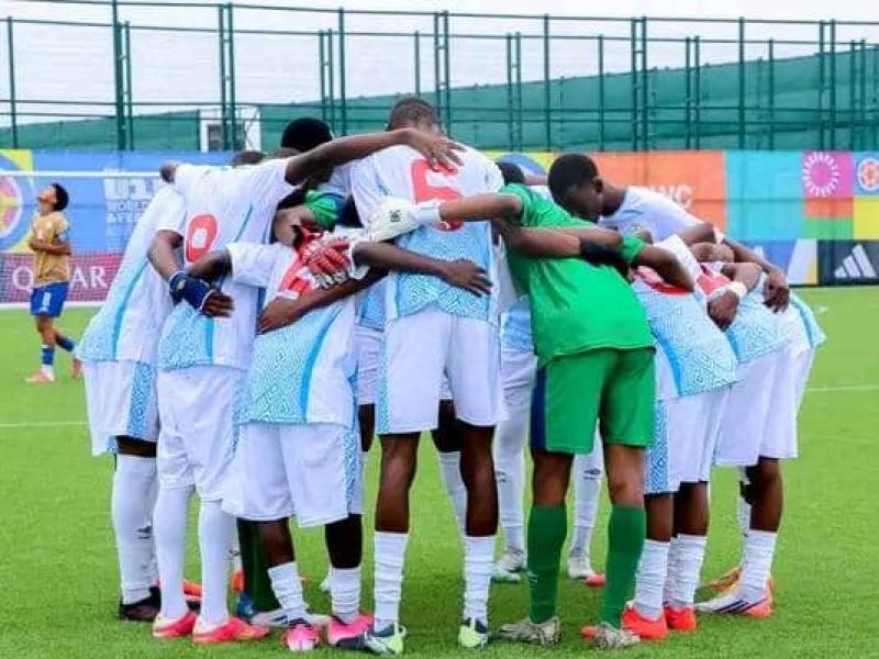 Les Léopards U15 de la RDC à Bakou.