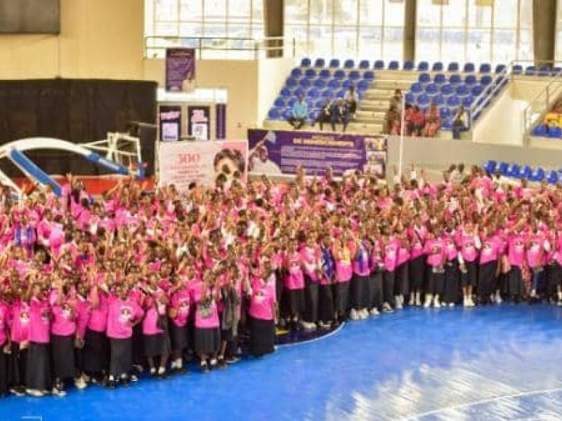Les 500 ambassadrices de la lutte contre le cancer du sein en RDC.