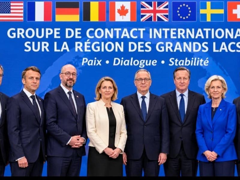 Les représentants des pays membres du Groupe de contact international pour la région des Grands Lacs (GCI)
