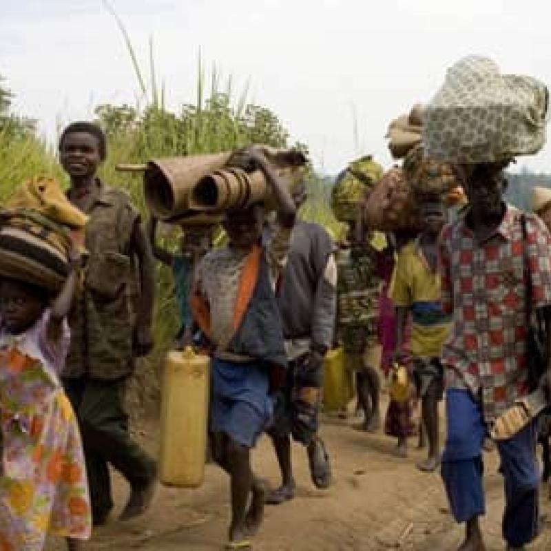 Des populations fuyant les affres de groupes armés au Nord-Kivu [photo d’illustration]