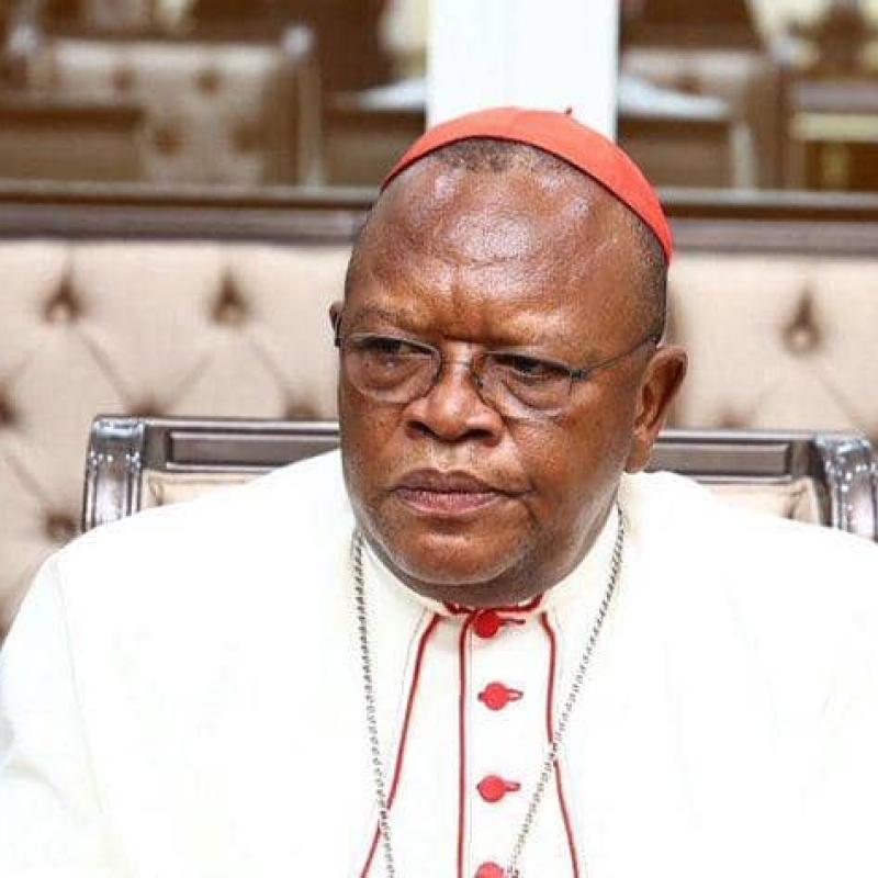 Le Cardinal Fridolin Ambongo, Archevêque de l’Église Catholique à Kinshasa
