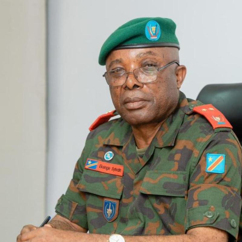 Général Sylvain EKENGE, porte-parole des FARDC [photo d'illustration]