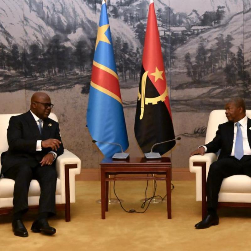 Entretien entre Tshisekedi et Lourenço à Addis-Abeba