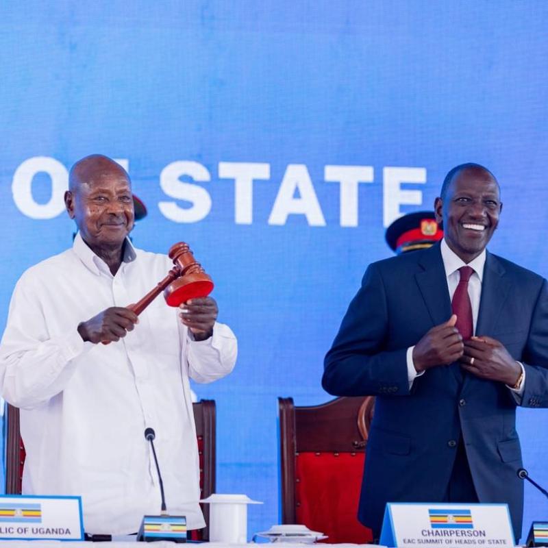 Le Président ougandais Yoweri Museveni remplace William Ruto à la tête de l'EAC [photo d'illustration]