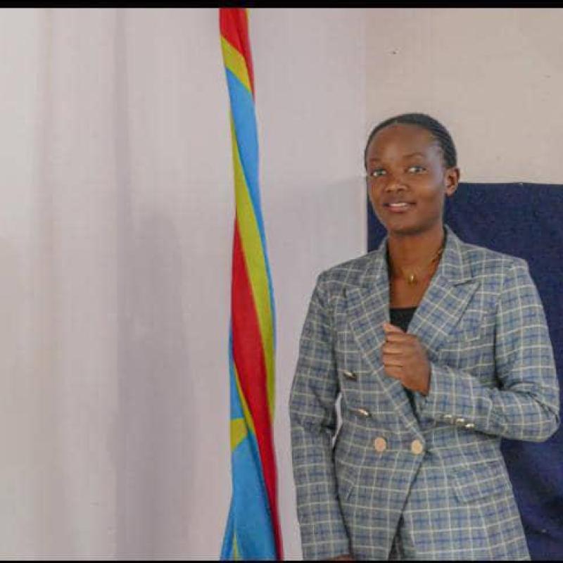 La jeune éco-garde du Parc national des Virunga, Florence Sheria