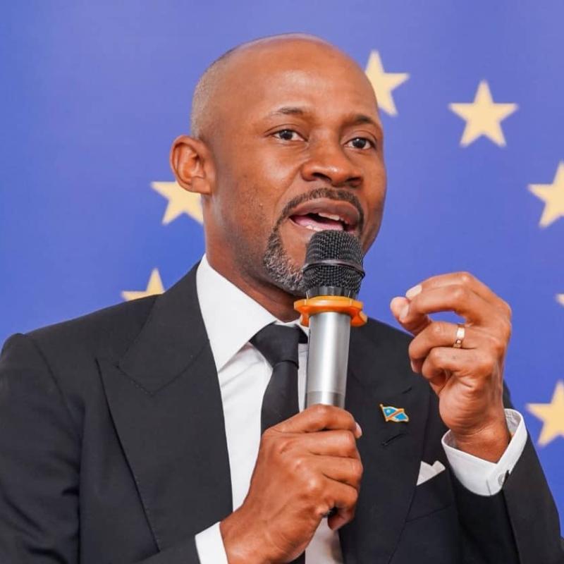 Patrick Muyaya, ministre de Communication et Médias, et porte-parole du Gouvernement congolais