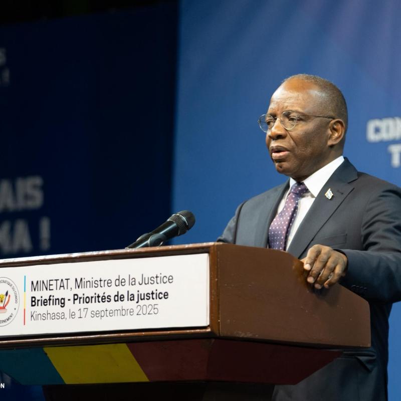 Le ministre de la justice Guillaume Ngefa [photo d'illustration]