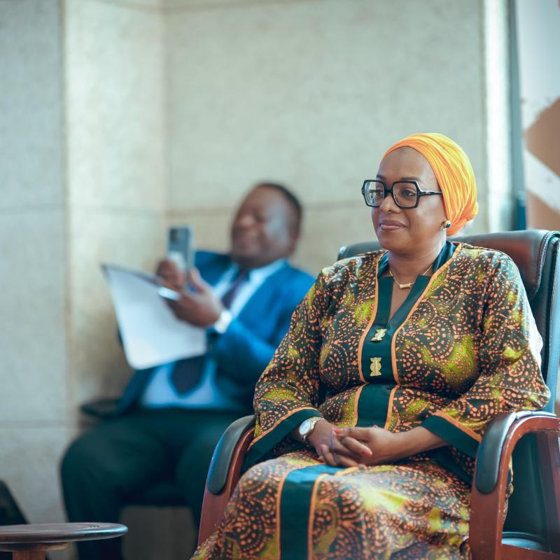Yolande Elebe, ministre de la Culture, Arts et  Patrimoine de la République démocratique du Congo (RDC)