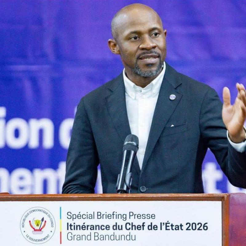 Le porte-parole du Gouvernement, Patrick Muyaya