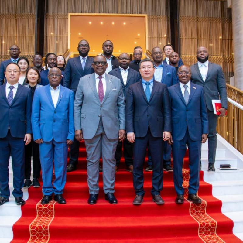 Le ministre des Mines Louis Kabamba, à Beijing avec le groupe CMOC [photo d'illustration]