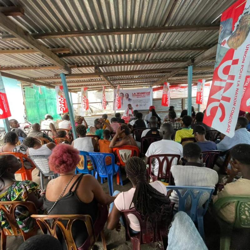 Quelques jeunes de l'UNC en pleine mobilisation [photo d'illustration]