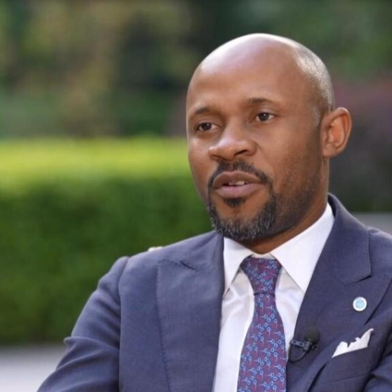 Patrick Muyaya, le ministre congolais de la Communication et des Médias en RDC