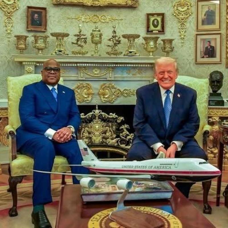 Rencontre entre Félix Tshisekedi et Donald Trump à la Maison Blanche [photo d’illustration]