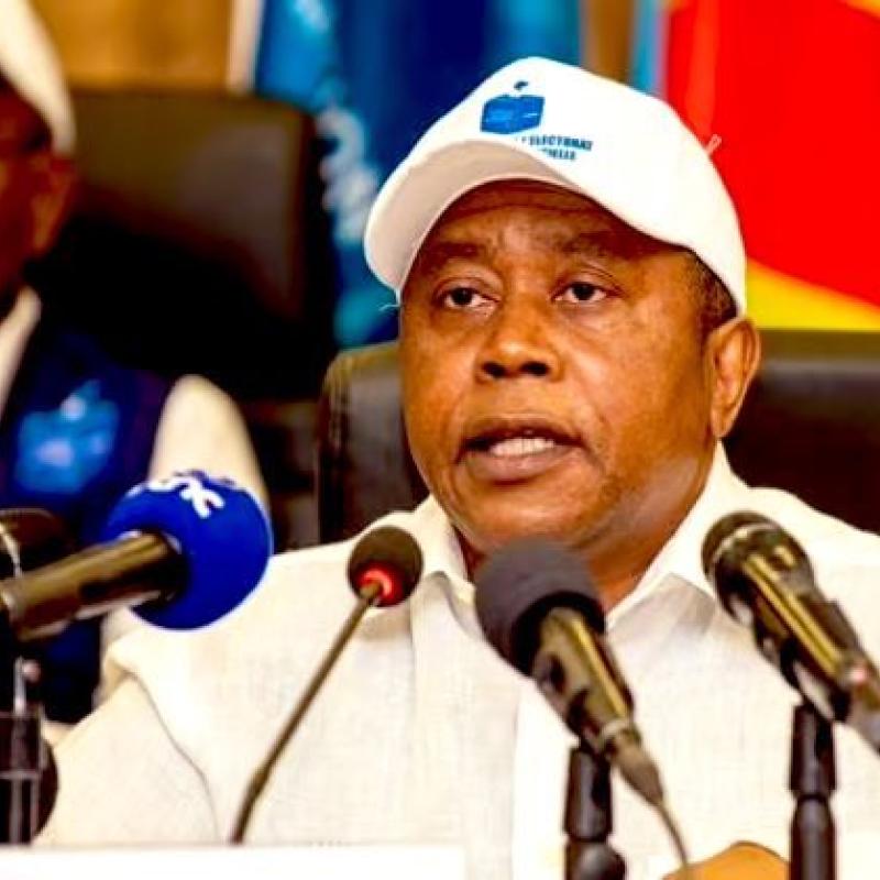 Le Président de la CENI Denis Kadima