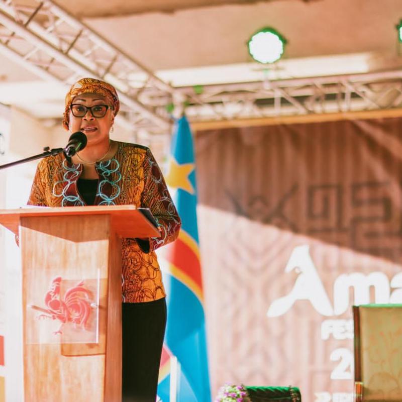 La Première Ministre, Cheffe du Gouvernement de la RDC, Judith Suminwa