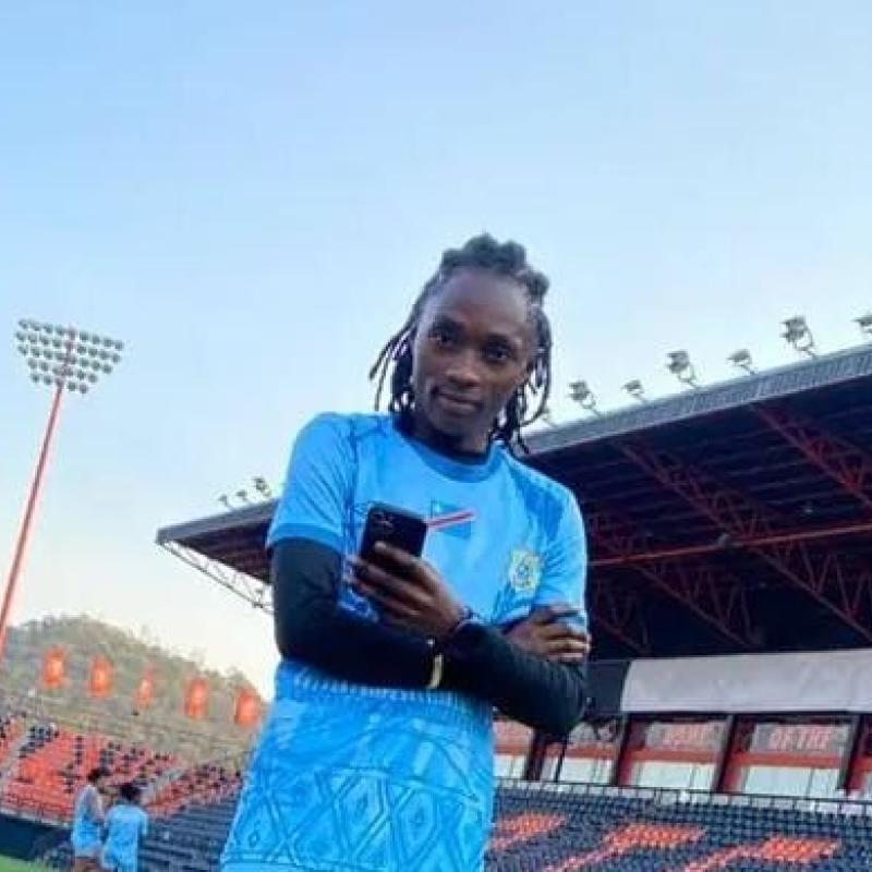 Une joueuse de l'équipe nationale de la RDC au stade de Ratchaburi en Thaïlande. [Photo d'illustration]
