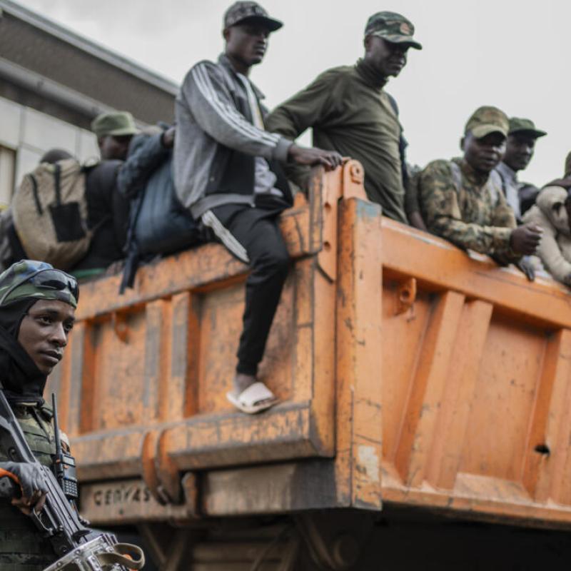 Des anciens militaires FARDC aux mains du M23, à Goma [photo d'illustration]