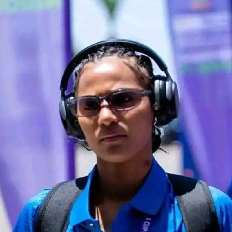 Eva Sumo, joueuse de l'équipe nationale féminine de la RDC. [Photo d'illustration]