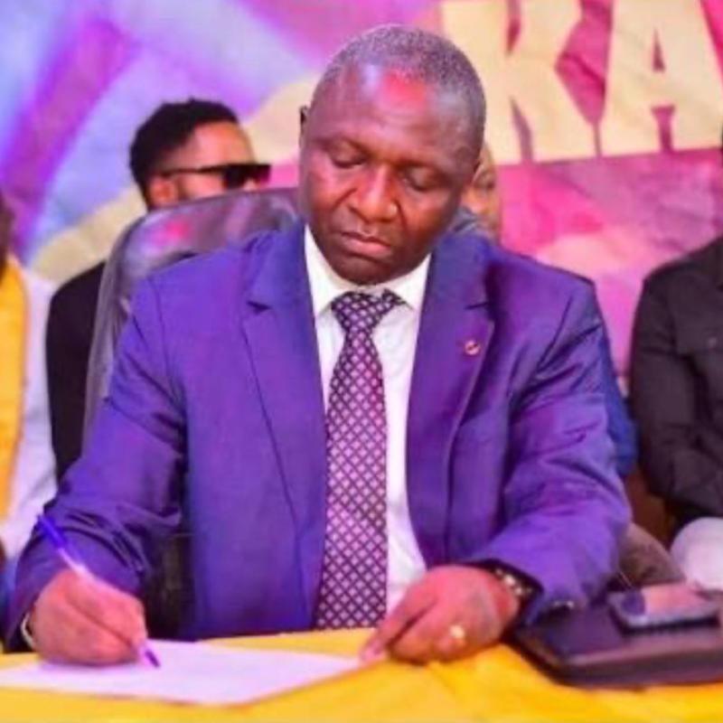 Dunia Kilanga Nyembo, secrétaire national en charge de la mobilisation et de la propagande du PPRD