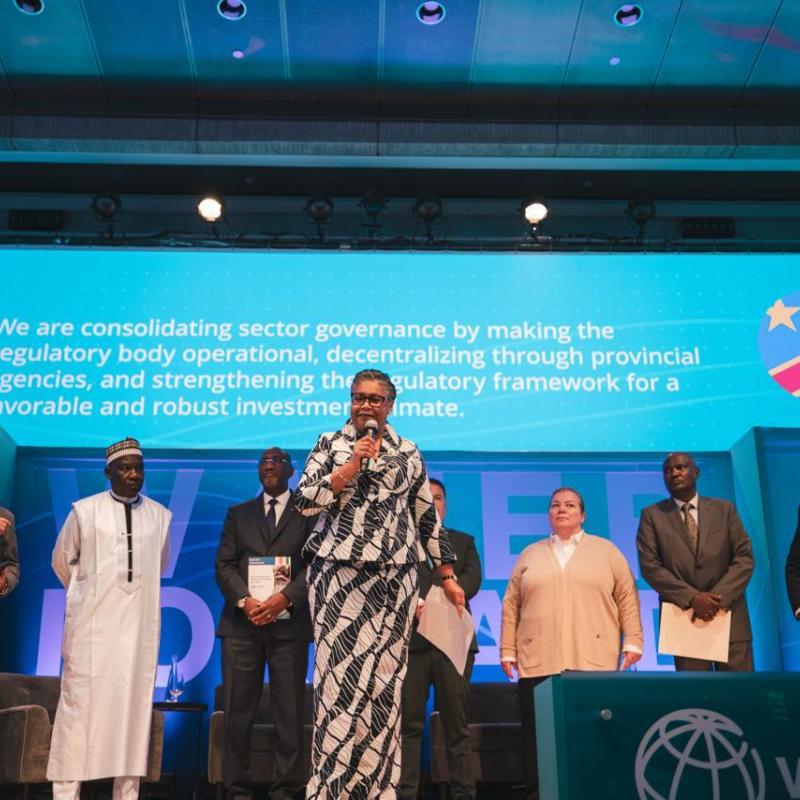 Judith Suminwa engage la RDC dans l’initiative Water Forward à Washington