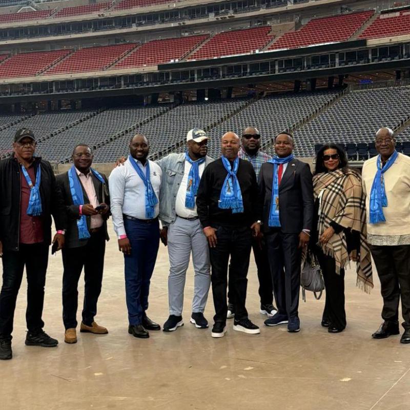 La délégation de RDC en prospection des sites de la Coupe du Monde à Houston