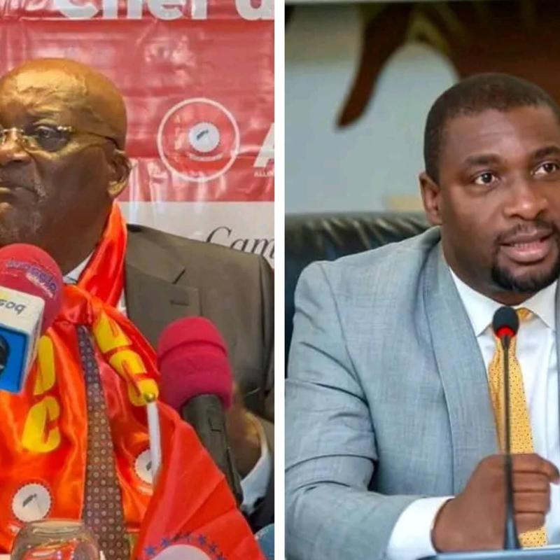 Otto BAHIZI et le député Patrick MUNYOMO, tous radiés du parti politique AFDC de Modeste BAHATI LUKWEBO