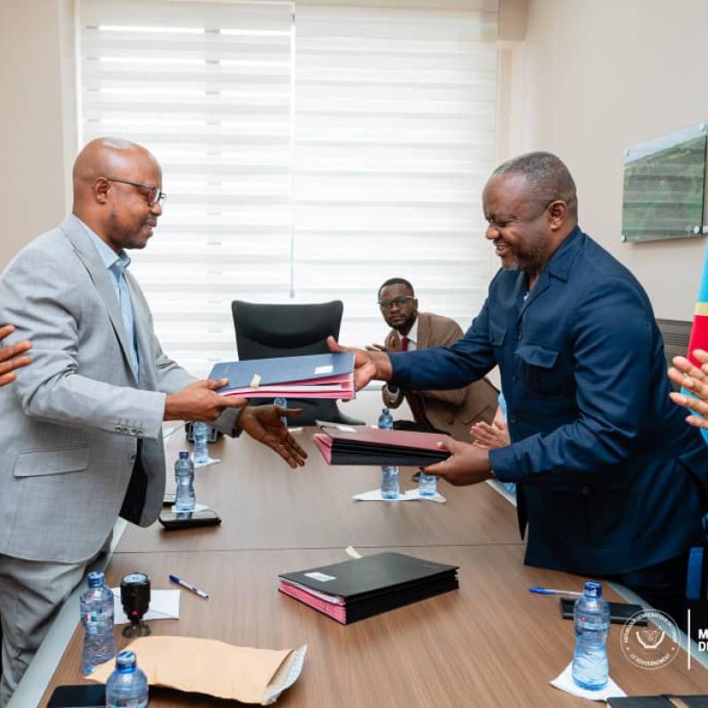 Signature d'un partenariat entre le ministère de l'agriculture et la structure CDI-Bwamanda