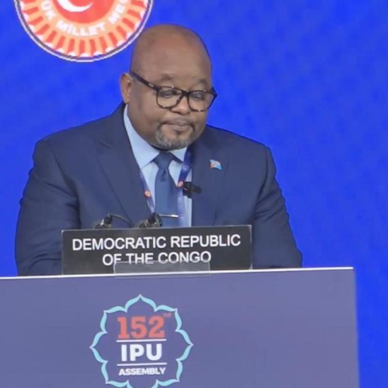 Aimé Boji Sangara,  président de l’Assemblée nationale en RDC