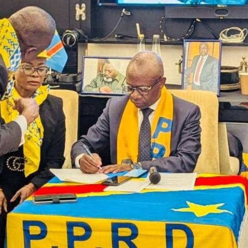 Nharly Amisi, coordonnateur du PPRD/Europe