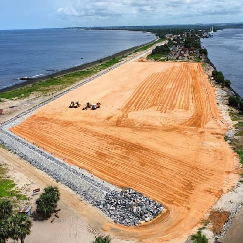 Le port en eau profonde de Banana situé près de la ville de Muanda, sur la façade atlantique de la RDC [photo d'illustration]