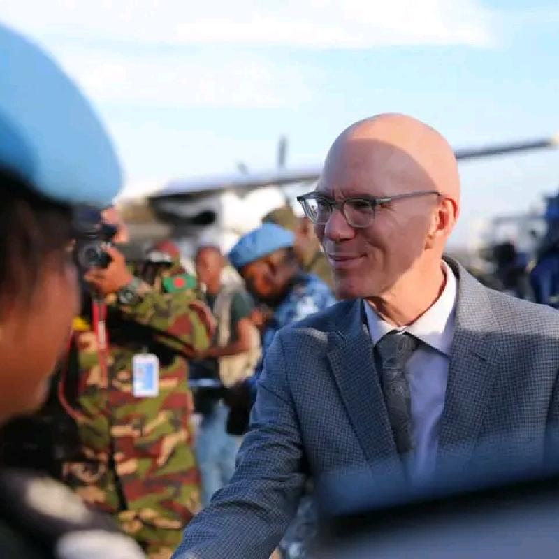 Arrivée à Bunia de James Swan RSSG des Nations Unies en RDC et chef de la MONUSCO [Photos d'illustration]