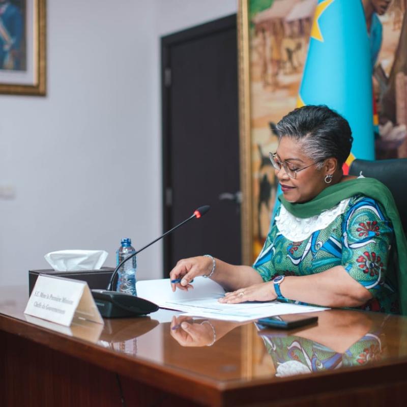 Judith Suminwa,  Première Ministre de la République démocratique du Congo [photo d’illustration