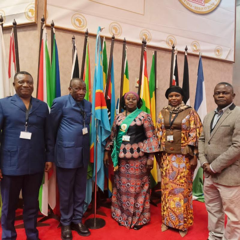 Une délégation des députés de la RDC en Afrique du Sud, mardi 28 avril 2026