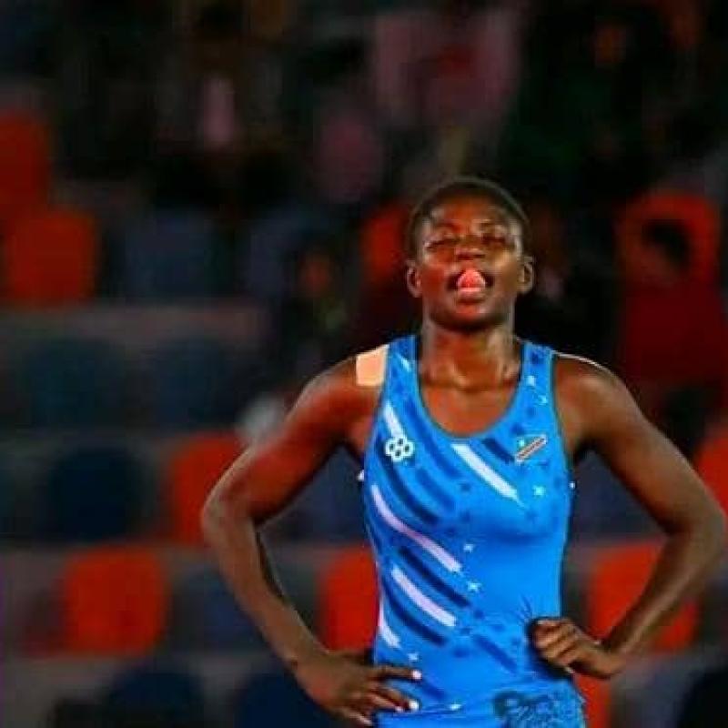 La lutteuse congolaise, Stéphie Ntimba. [Photo d'illustration]