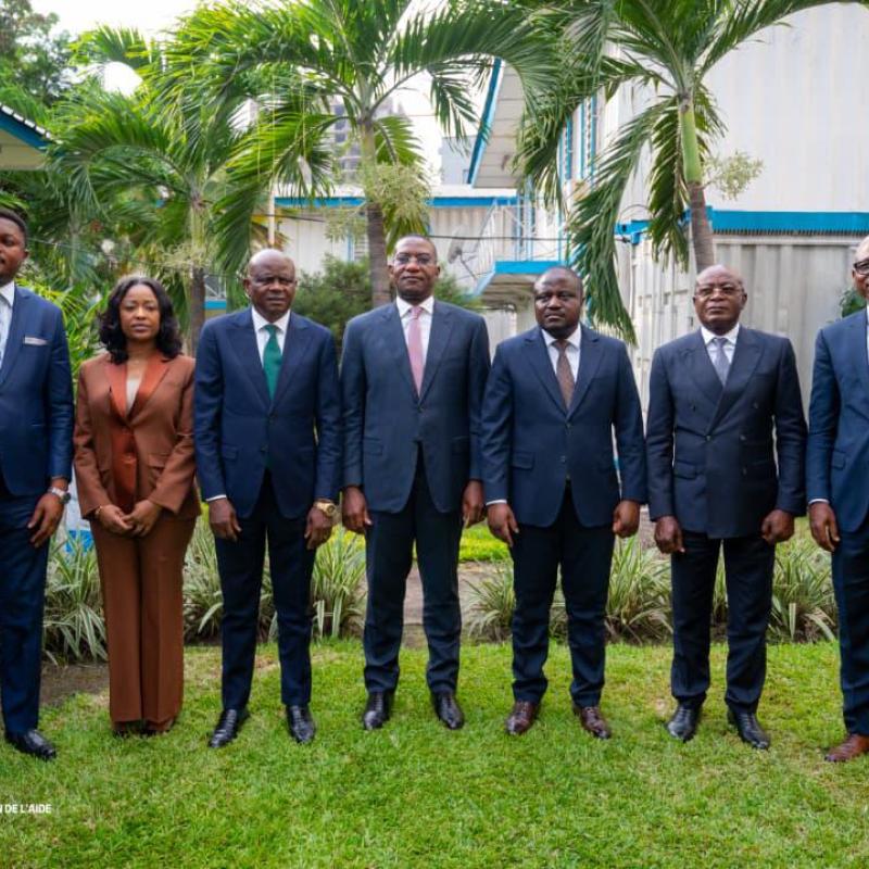 La délégation du Gouvernement conduite par le ministre du Plan Guylain Nyembo [photo d'illustration]