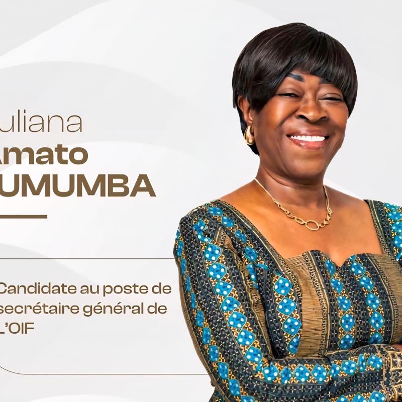 Juliana Amato Lumumba, candidate de la RDC au poste de secrétaire générale de l’OIF [photo d’illustration]