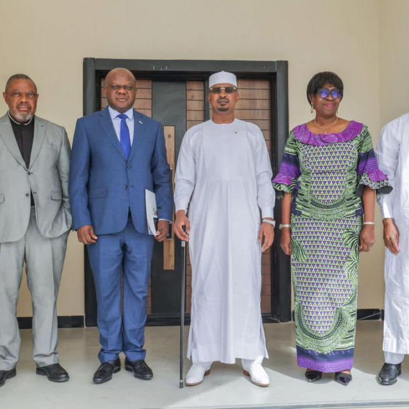 Le ministre en charge de la Francophonie et de la diaspora congolaise, Crispin Mbadu, accompagné de Juliana Amato Lumumba, a été reçu en audience par le Président tchadien, Mahamat Idriss Déby Itno [photo d’illustration]